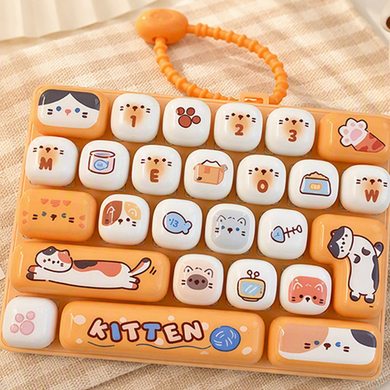 Keyboard Button Keychain Fidget Toy – product image