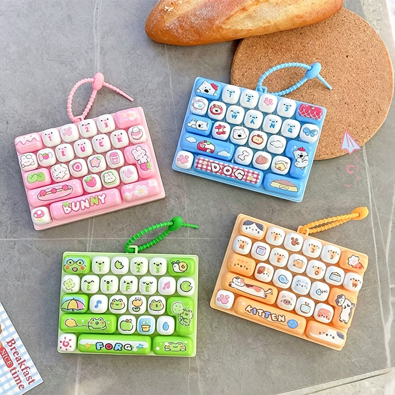 Keyboard Button Keychain Fidget Toy – product image