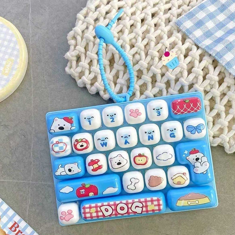 Keyboard Button Keychain Fidget Toy – product image
