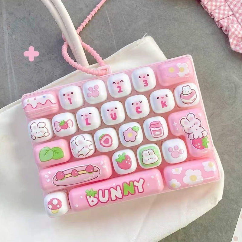Keyboard Button Keychain Fidget Toy – product image