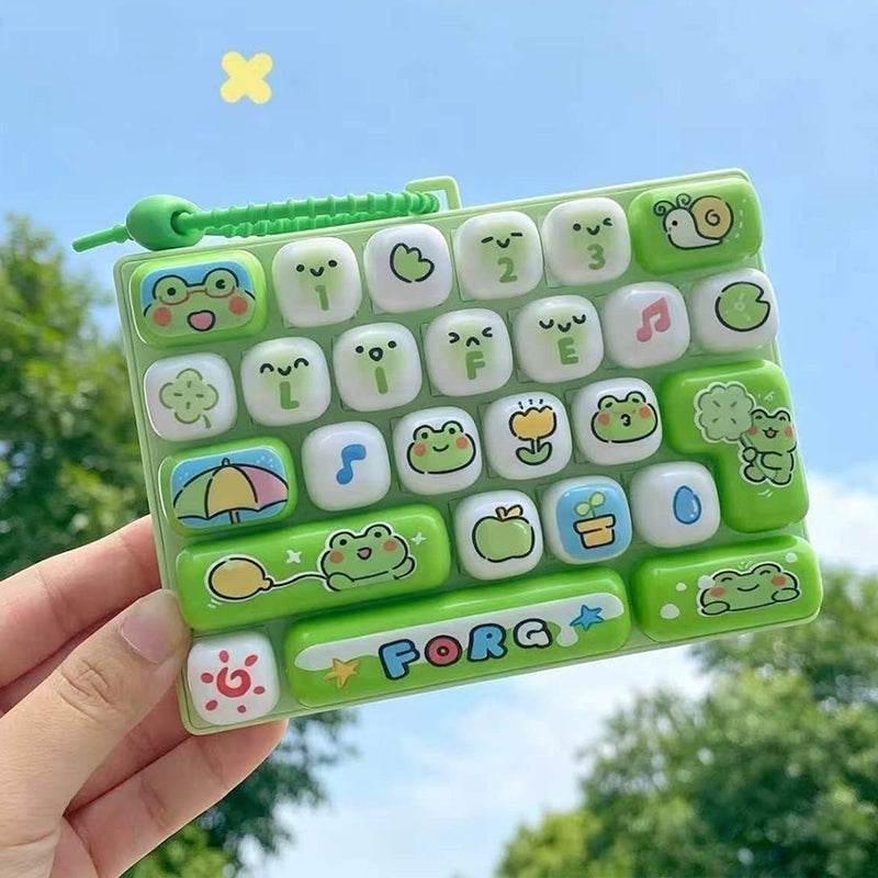 Keyboard Button Keychain Fidget Toy – product image