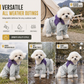 🐕🌧️Full-Body Raincoat for Four-Legged Pets | Keep Paws and Belly Protected from Mud and Rain🏃