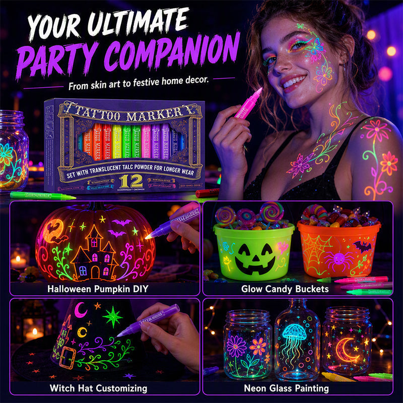UV-Reactive Pens for Party Art – product image