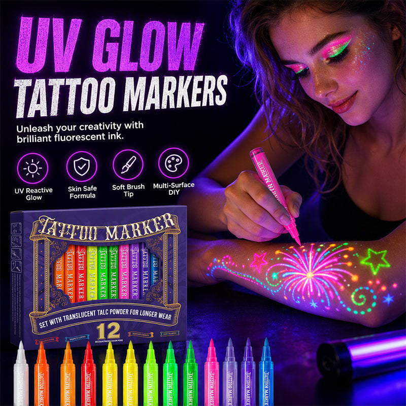 UV-Reactive Pens for Party Art – product image