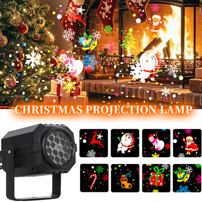 Rotating LED Christmas Pattern Projector – product image
