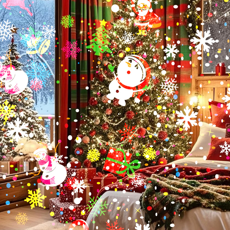 Rotating LED Christmas Pattern Projector – product image