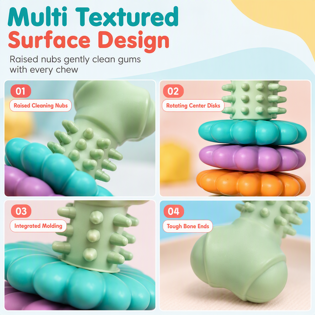 Textured TPR Chew Toy for Dogs – product image