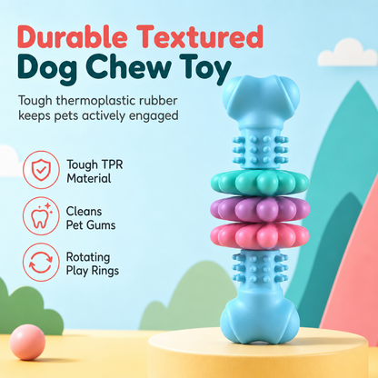 Textured TPR Chew Toy for Dogs – product image