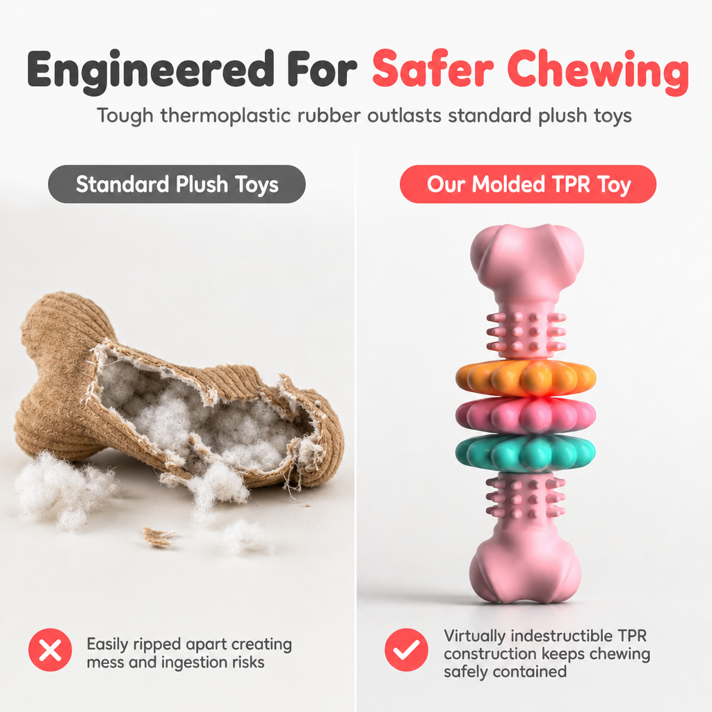 Textured TPR Chew Toy for Dogs – product image