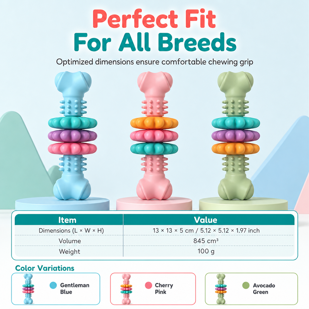 Textured TPR Chew Toy for Dogs – product image