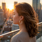 Elegant Twisted Hoop Earrings – product image
