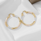 Elegant Twisted Hoop Earrings – product image