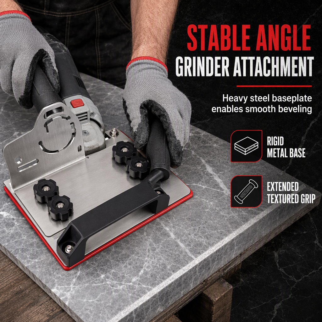 Tile Chamfering Guide for Angle Grinders – product image