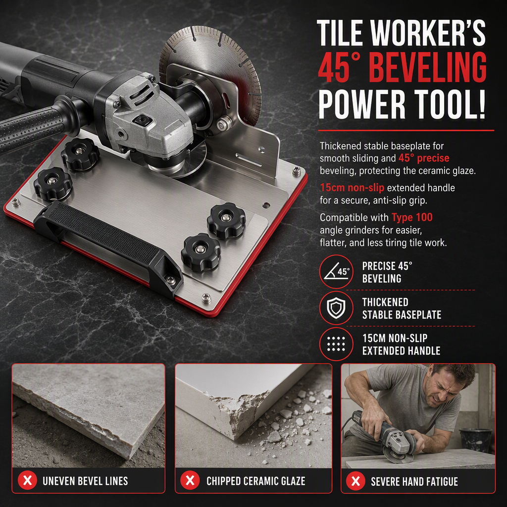 Tile Chamfering Guide for Angle Grinders – product image