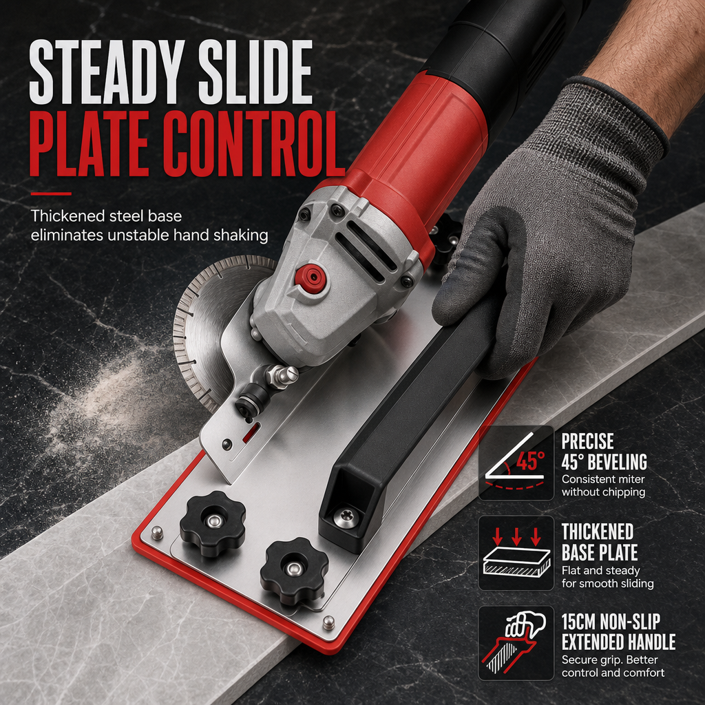 Tile Chamfering Guide for Angle Grinders – product image