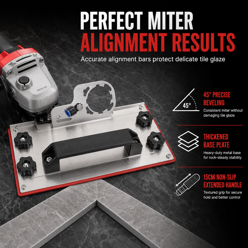 Tile Chamfering Guide for Angle Grinders – product image