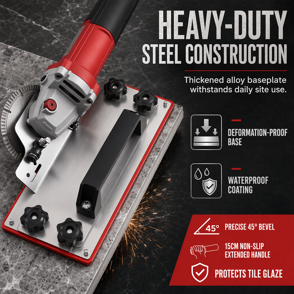 Tile Chamfering Guide for Angle Grinders – product image