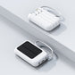 Compact Solar Power Bank with Built-In Cables – product image