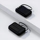 Compact Solar Power Bank with Built-In Cables – product image