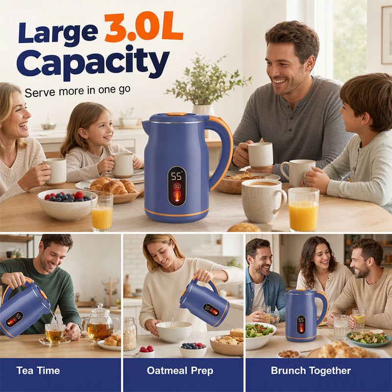 Electric Kettle with Temperature Display – product image