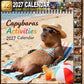 🦫 Funny Capybara Wall Calendar for 2027