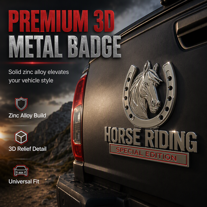 Metal Horse Car Emblem Badge – product image