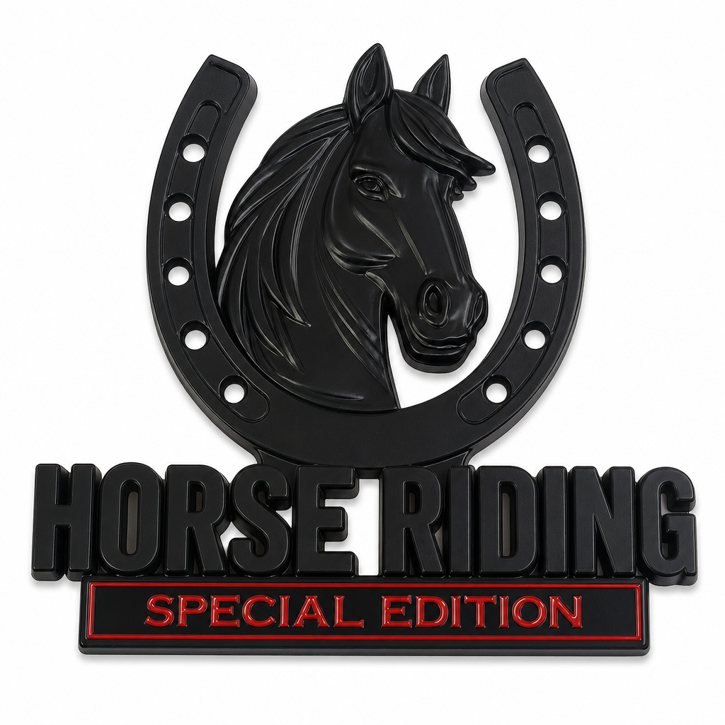 Metal Horse Car Emblem Badge – product image