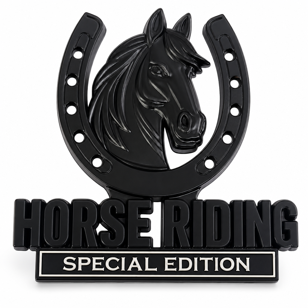 Metal Horse Car Emblem Badge – product image