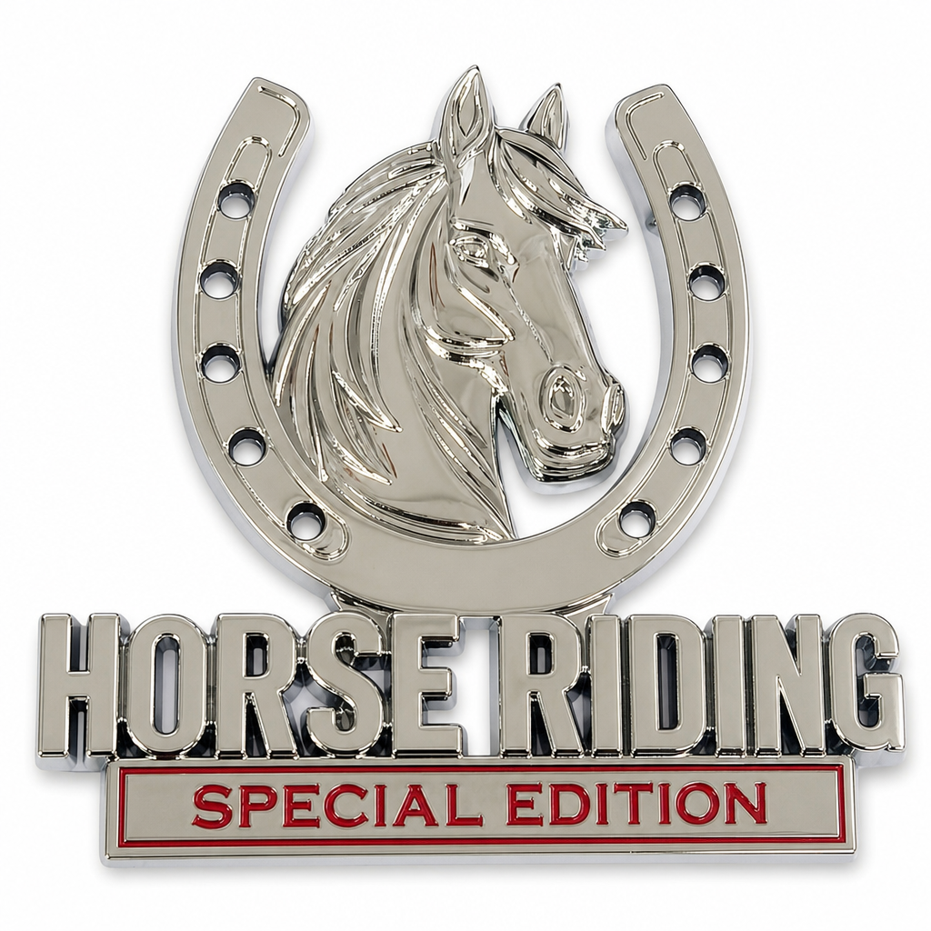 Metal Horse Car Emblem Badge – product image