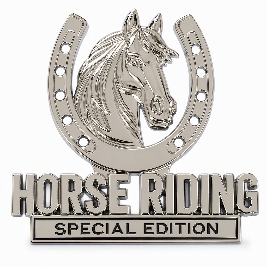 Metal Horse Car Emblem Badge – product image