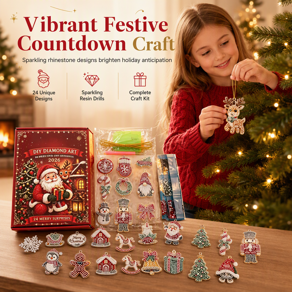 Christmas Countdown Ornament Craft Kit – product image