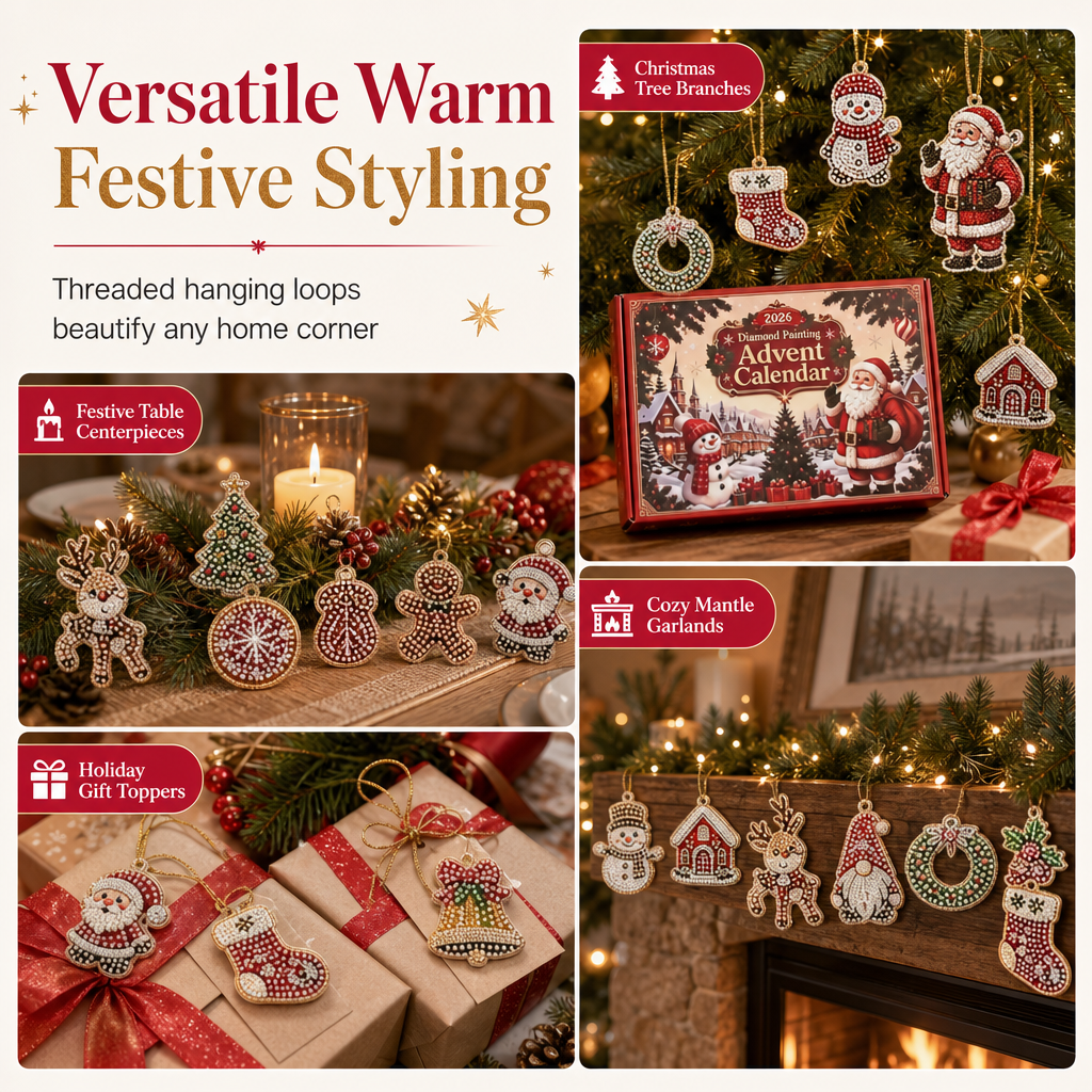 Christmas Countdown Ornament Craft Kit – product image
