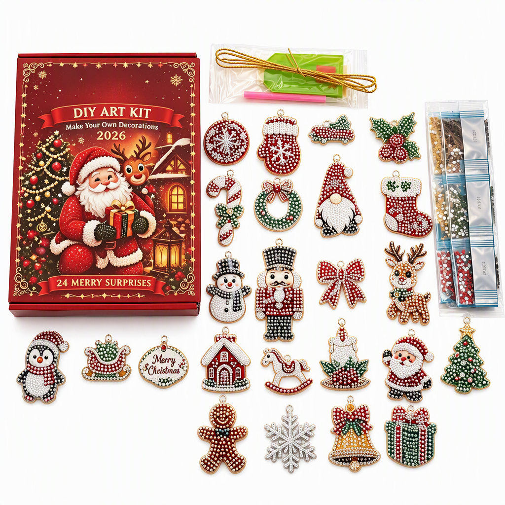 Christmas Countdown Ornament Craft Kit – product image