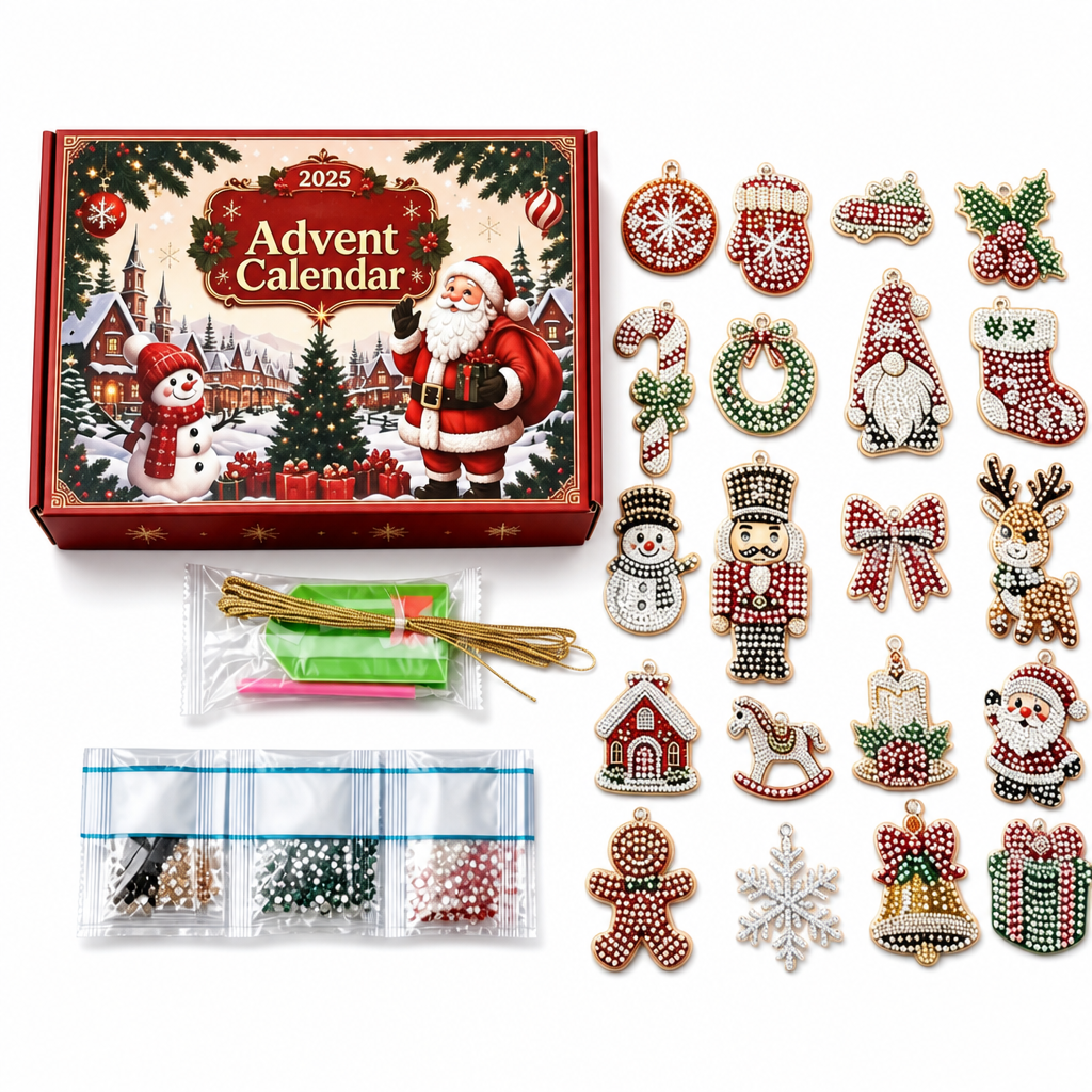Christmas Countdown Ornament Craft Kit – product image