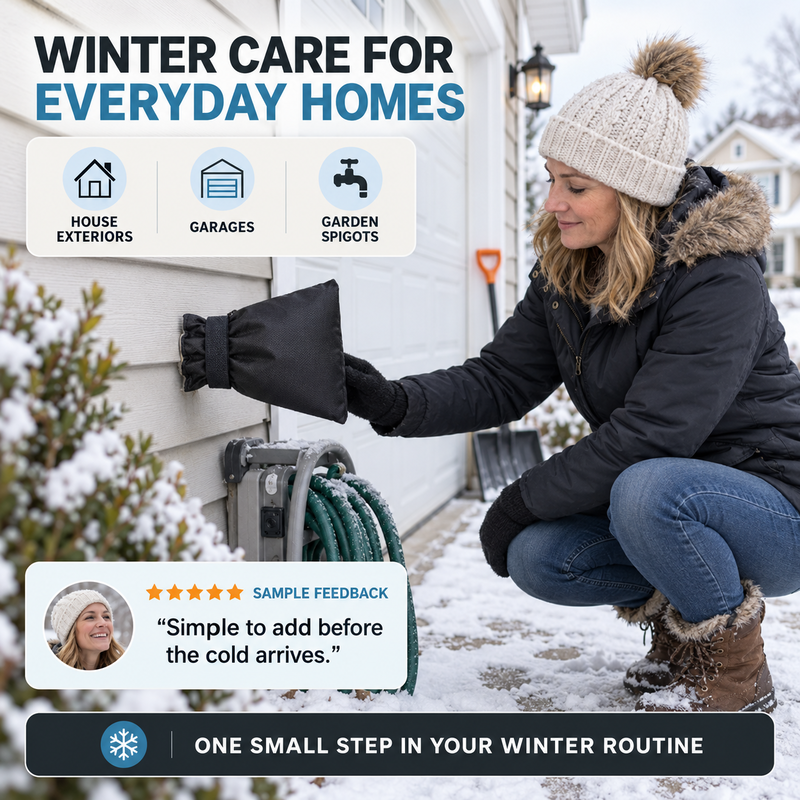 Insulated Outdoor Faucet Cover – product image