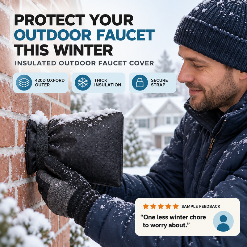 Insulated Outdoor Faucet Cover – product image