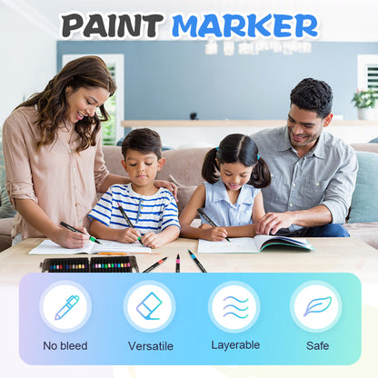 Dual-Tip Acrylic Paint Markers – product image