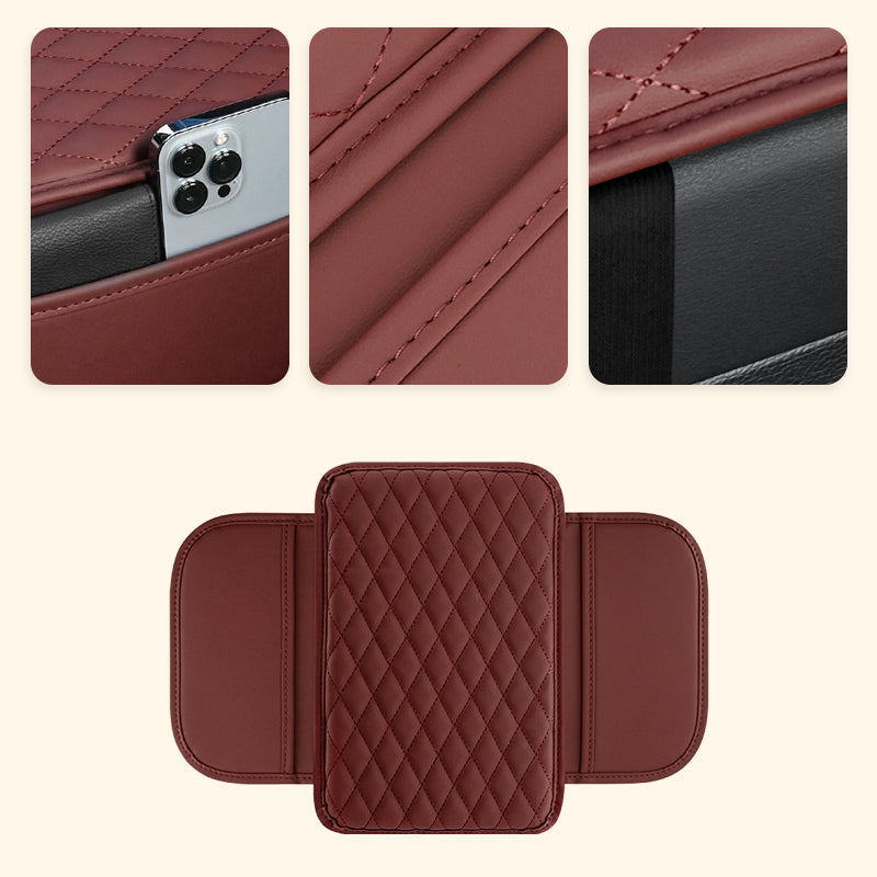 Faux Leather Car Armrest Cushion – product image