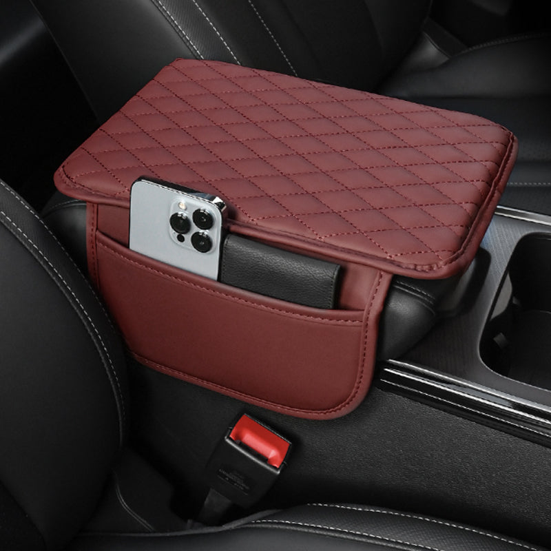 Faux Leather Car Armrest Cushion – product image