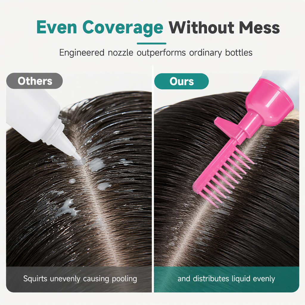 Hair Color Applicator Bottle with Comb – product image