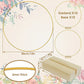 Gold-Tone Decorative Hoop with Wooden Stand – product image
