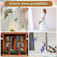 Gold-Tone Decorative Hoop with Wooden Stand – product image