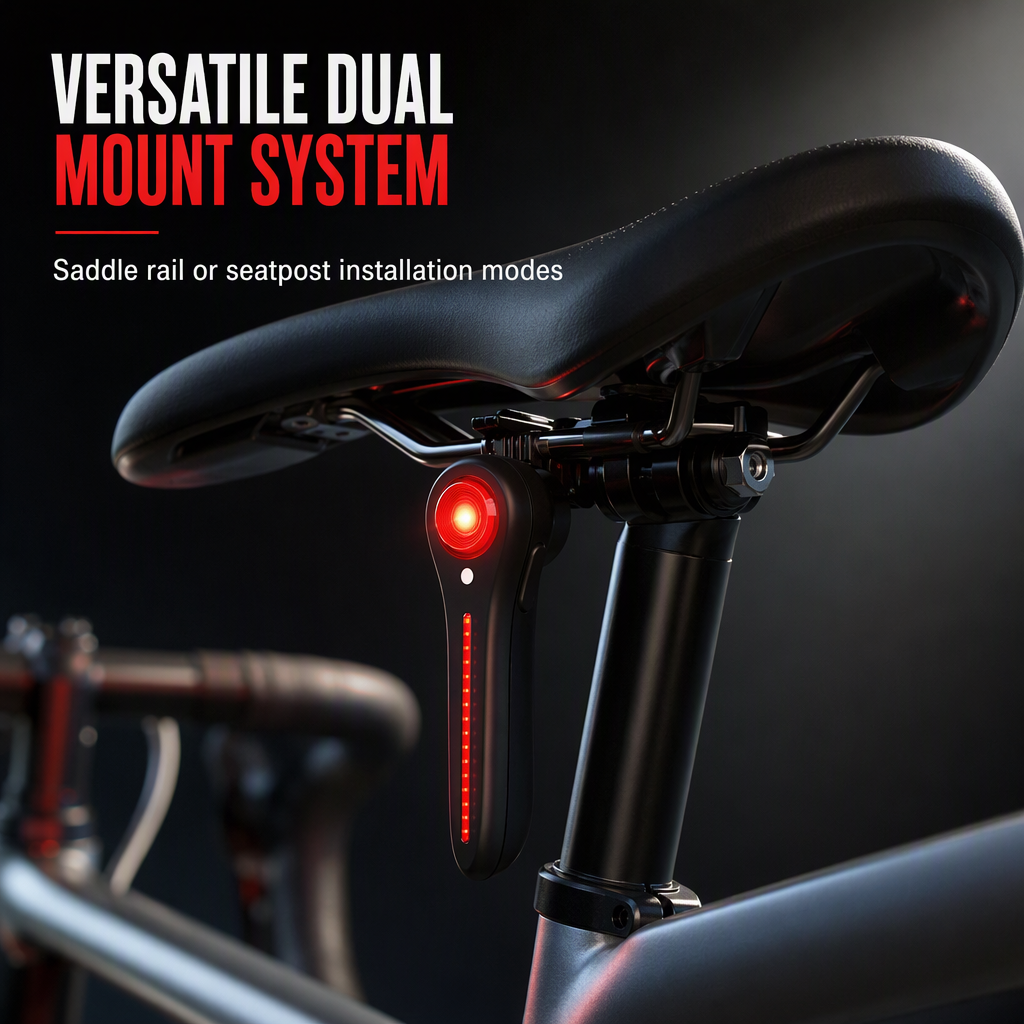 Rechargeable Bicycle Taillight with Brake Sensor – product image