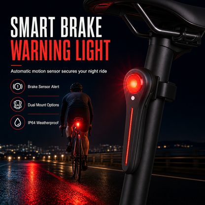 Rechargeable Bicycle Taillight with Brake Sensor – product image