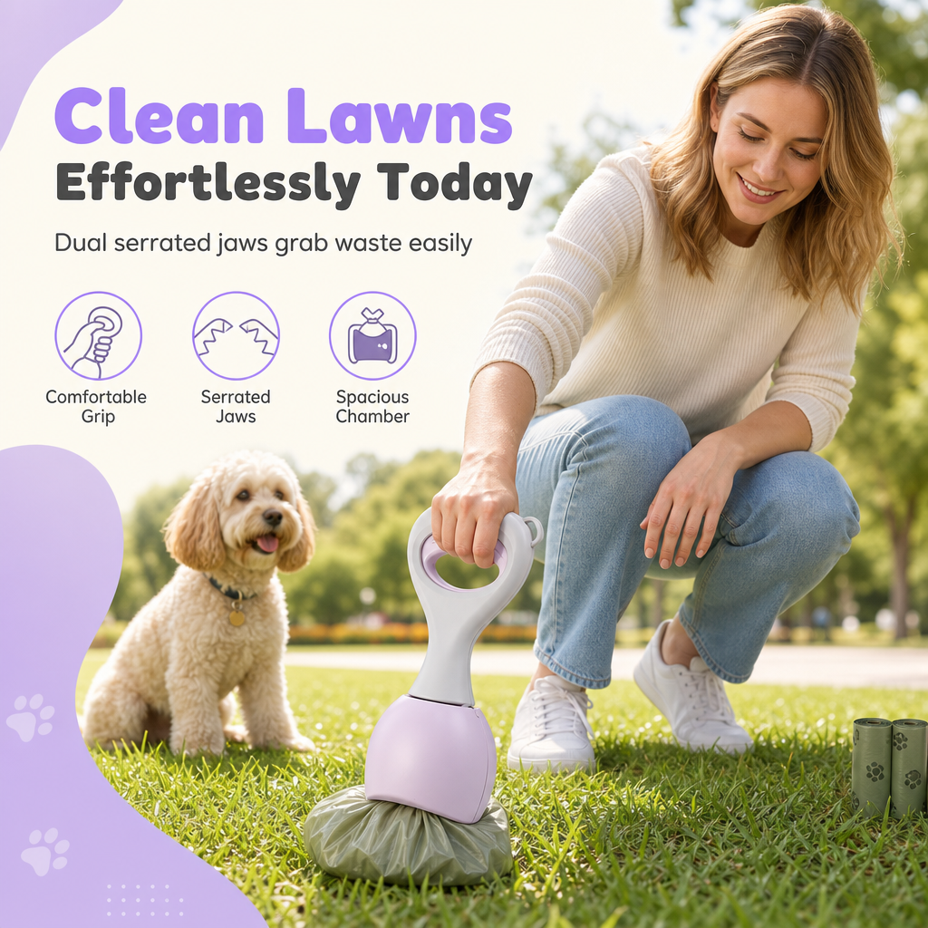 Portable Handheld Pet Waste Scooper – product image