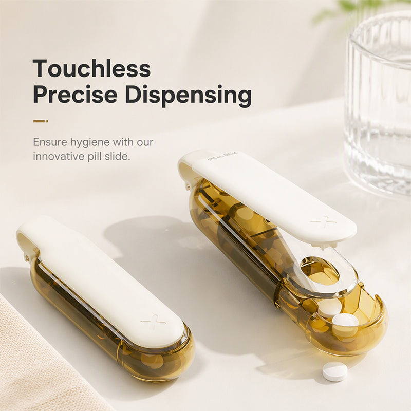 Portable Four-Compartment Pill Case – product image