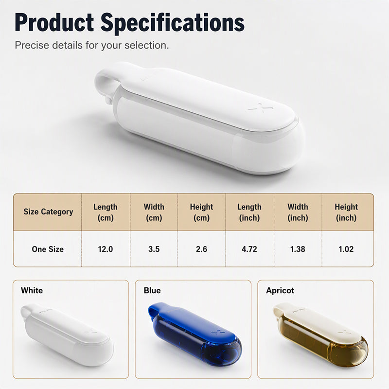 Portable Four-Compartment Pill Case – product image