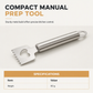 Stainless Steel Corn Stripper and Bottle Opener – product image
