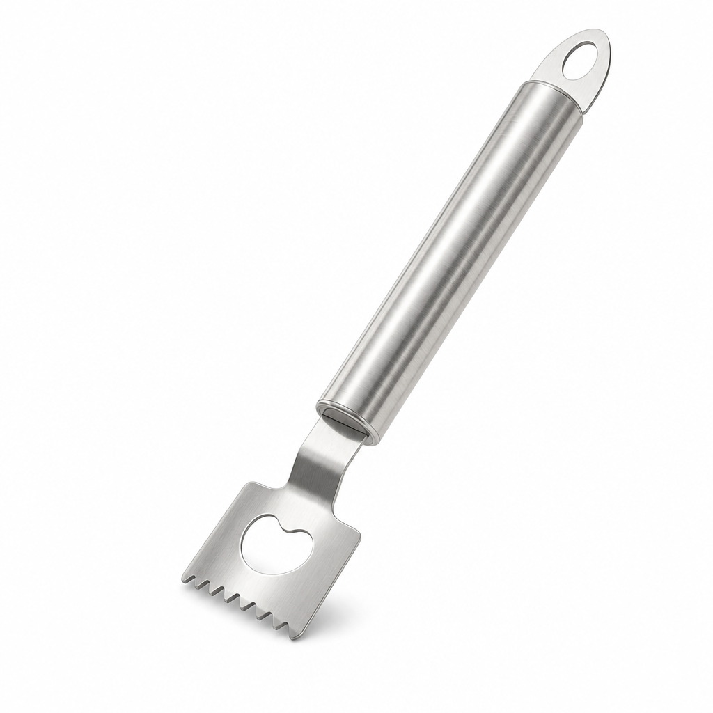 Stainless Steel Corn Stripper and Bottle Opener – product image