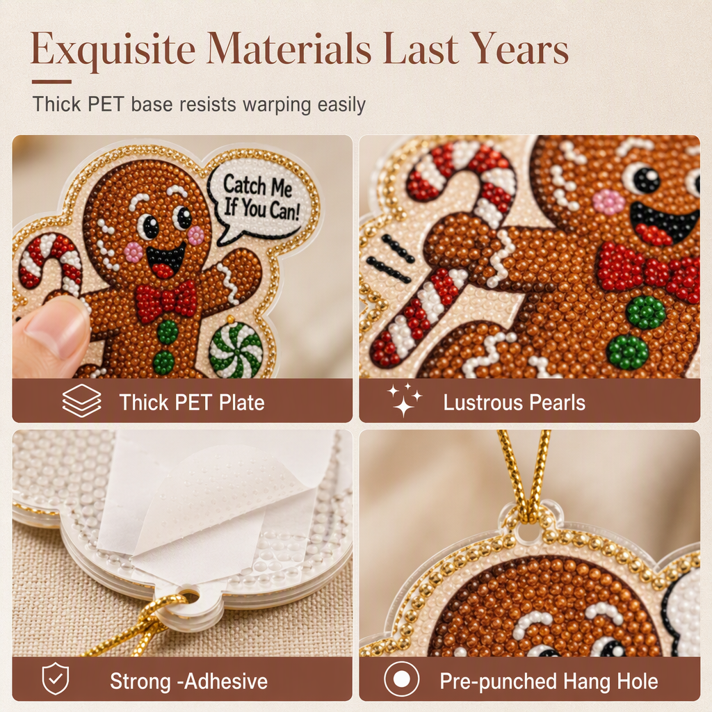 Pearl Art Christmas Ornament Kit – product image